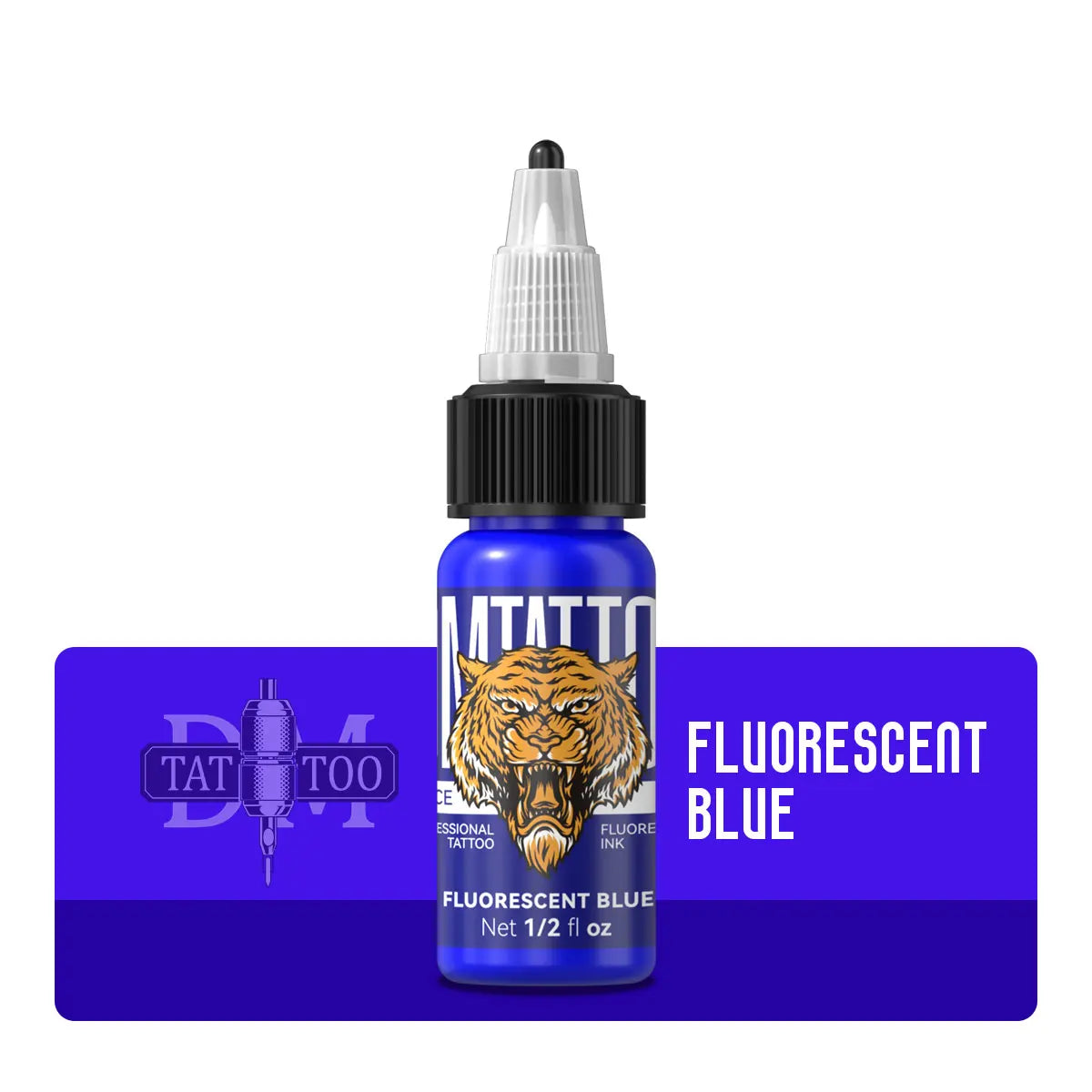 DM Fluorescent Tattoo Ink 15ml 1/8PCS Color Professional Beauty Paints Natural Plant Extract Pigment Body Painting Tattoo Ink