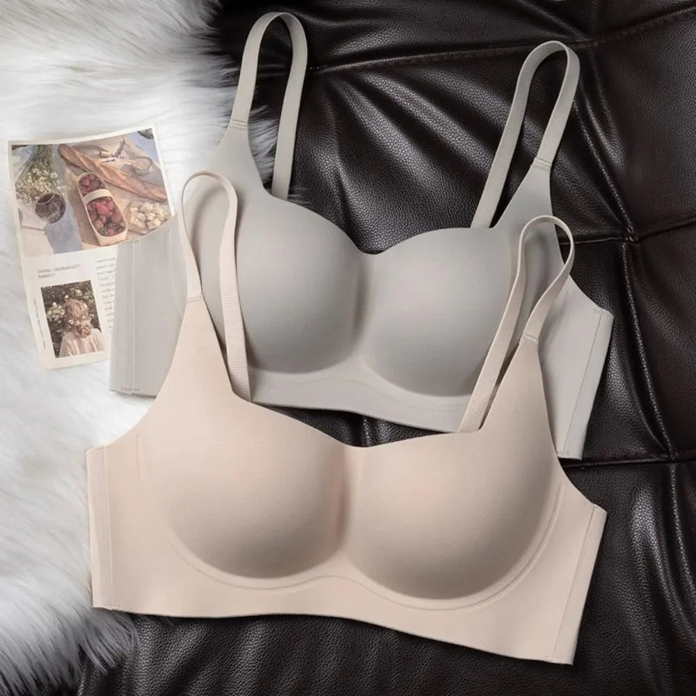 Fashion Shockproof Seamless Bra Anti-sagging Underwear Bralette for Women Intimates Push Up Bra Girl
