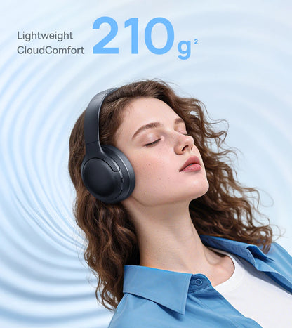 Baseus BH1 Lite Wireless Headphones Bluetooth 6.0 ENC Clear Call Headsets Super Bass Hit Earphones 80H Playtime Over Ear Headset