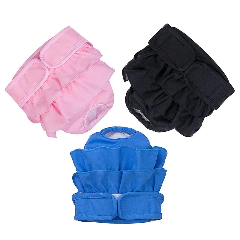 Reusable Female Pet Physiological Pants Washable Big Dog Sanitary Panties Diapers for Medium Large Dogs Mascotas Supplies