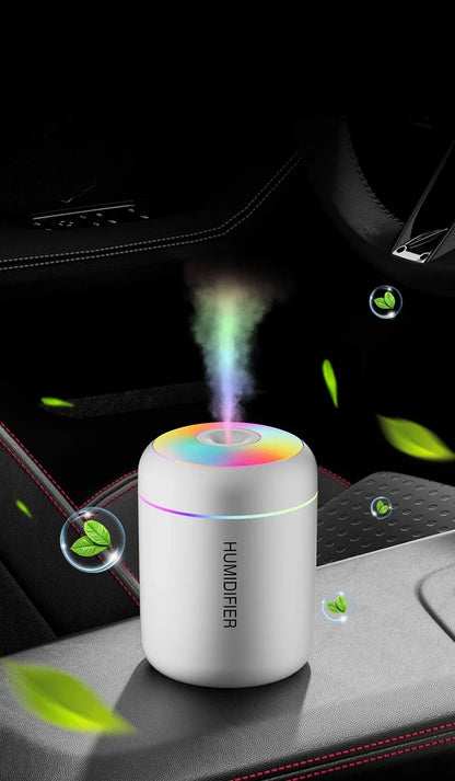 Mini luftfuktare USB elektrisk 180 ml aromadiffusor för hem och bil