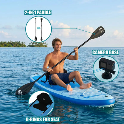 Uppblåsbar SUP-bräda från InnoExpo med halkfri yta – 320–350 cm