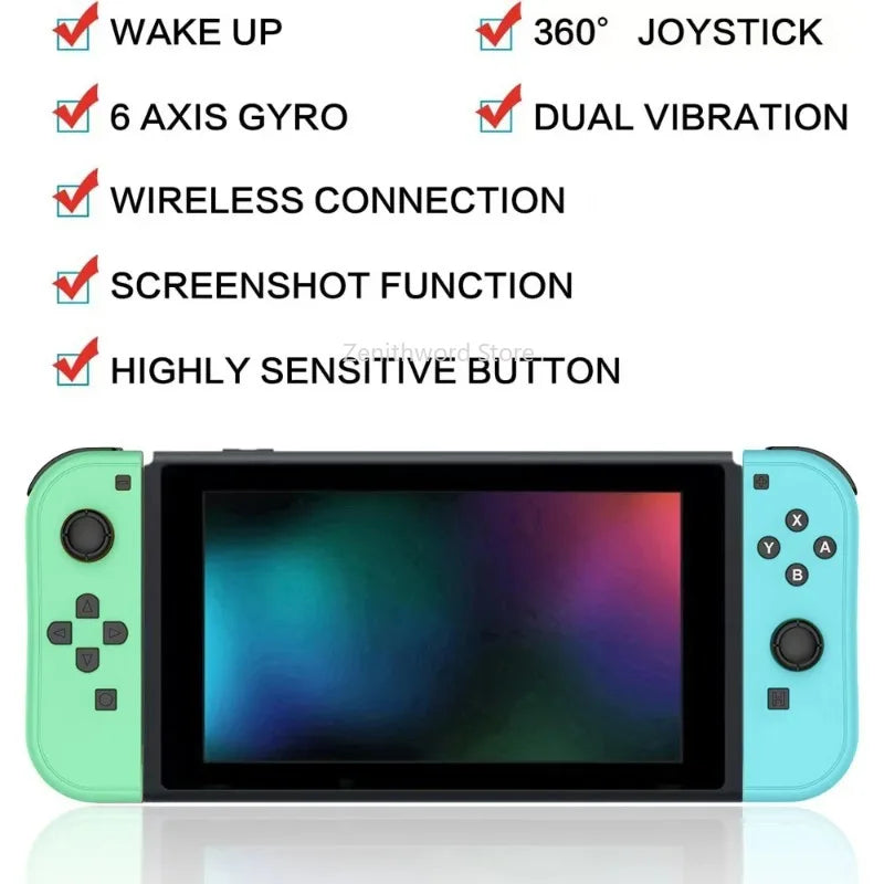 Multicolor Joycons Controller For Switch/Lite/Oled Wireless Gamepad With Vibration Joypad Controller Video Game Console