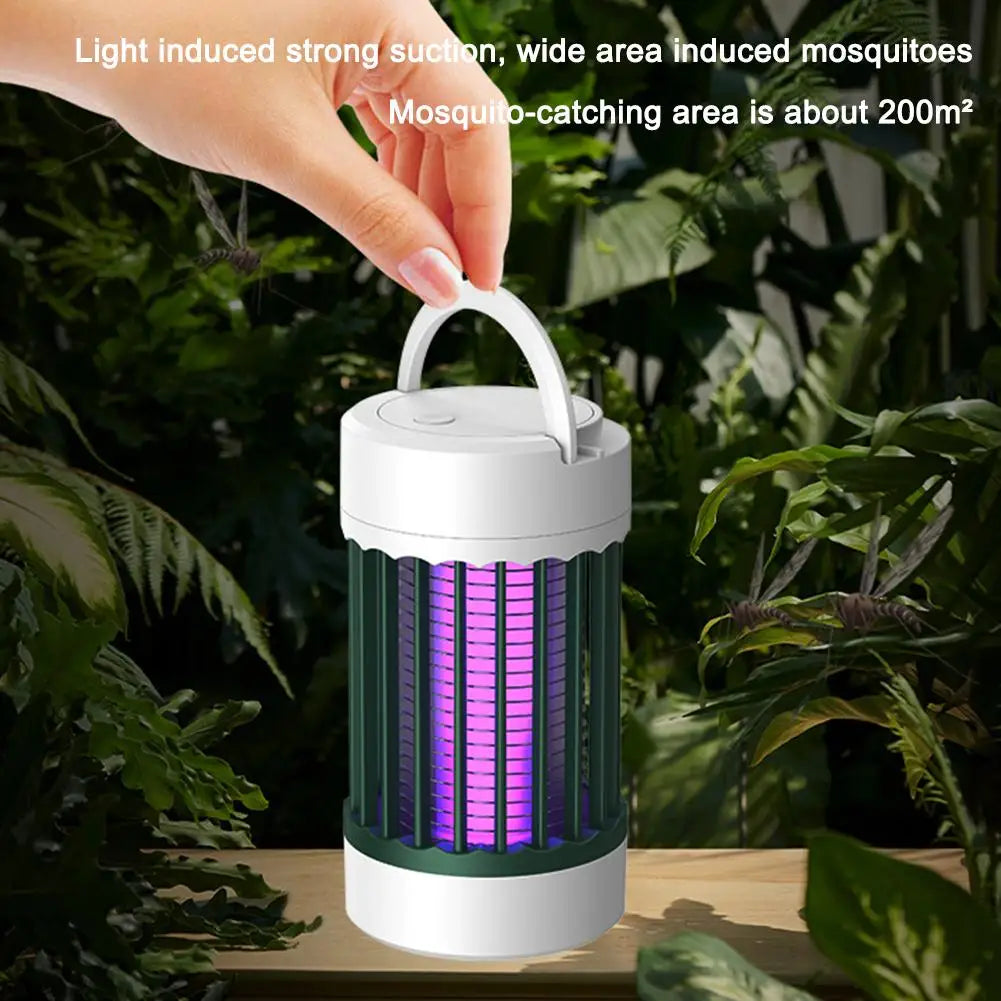 Electric Shock Mosquito Killer Lamp UV Light USB Anti Mosquito Trap For Bedroom Outdoor Camping Use Kills Moths Wasps Gnats