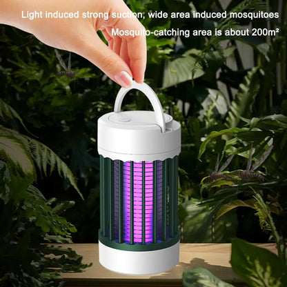 Electric Shock Mosquito Killer Lamp UV Light USB Anti Mosquito Trap For Bedroom Outdoor Camping Use Kills Moths Wasps Gnats