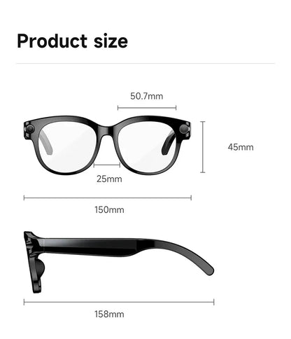Xiaomi Smart AI Glasses 800W Shooting Camera HD Photo Video Voice Call Translation Waterproof Bluetooth AI Motorcycle Glasses