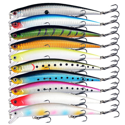 1pcs Fishing Lures 12.5cm/12g Minnow Lure Rattling High Quality Hard Bait Crankbait Wobbler Fishing Tackle Leurre Peche For Pike