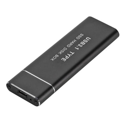 M.2 SSD Case M.2 HDD Enclosure Case Hard Drive Box B&M Keys External Hard Drive Box USB C Interface Support SATA & NGFF Protocol