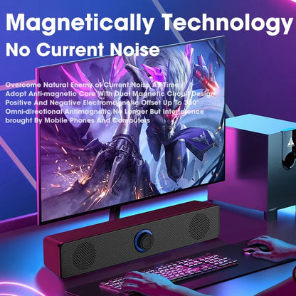 Wired Wireless Bluetooth Speaker Sound Box Bar Soundbar Computer PC TV Laptop Desktop Music Portable Caixa De Som Audio System
