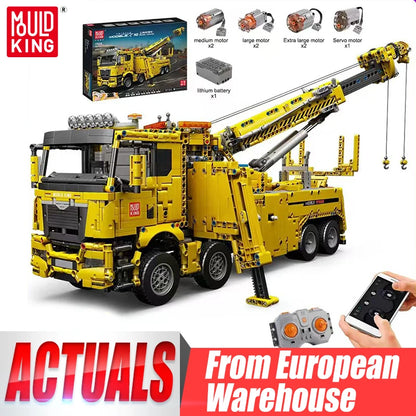 Mould King 17028 Teknisk Brandbil APP & RC Motoriserad Byggsats