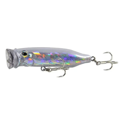 1Pcs Fishing Lures 7cm/9.4g Popper Bait 2024 New Topwater Plastic Artificial Hard Bait Crankbait Wobblers Perch Fishing Tackle