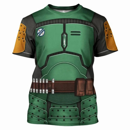 Fashion Men's T-Shirts Darth Vader Cosplay Summer 3D Printed Short Sleeve Street Casual Comfortable Quick-Drying Men's Clothing