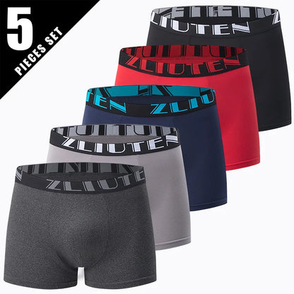 Herr Boxershorts 5/10-pack Svart Guldtryck – Bekäma Plus Size Sport & Strand, S–XXXL