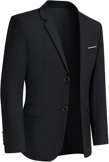 ZHUOLIN Herrkavaj Slim Fit – Sträcktyg Formell Bröllop Kontor Sport Marinblå Grå Svart Vinröd EU S–3XL