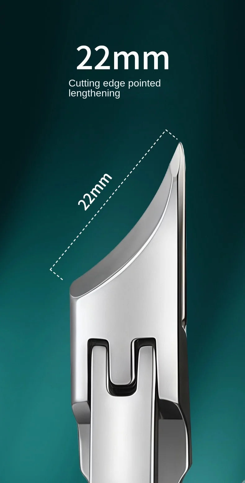 Toe Nail Clipper for Ingrown or Thick Toenails Trimmer Professional Podiatrist Toenail Nipper with Stainless Steel