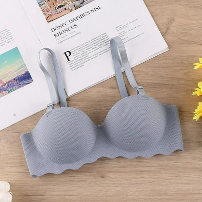 Sexy Comfort Seamless Bra Candy Color Adjustable Push Up Bras Anti-sagging Lifting Wireless Bra Women