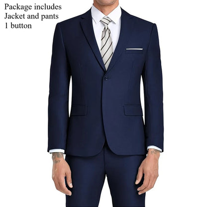 Men Suits Sets High Quality For Wedding Elegant 2 Pieces Jackets Pants Stretch Blazers Tailored Formal Full 2025 Costume