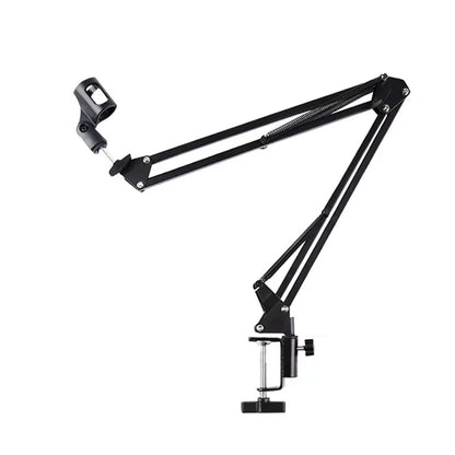 Adjustable Microphone Stand Desktop Boom Holder Professional Flexible Scissor Arm for Podcast/Streaming/Youtube