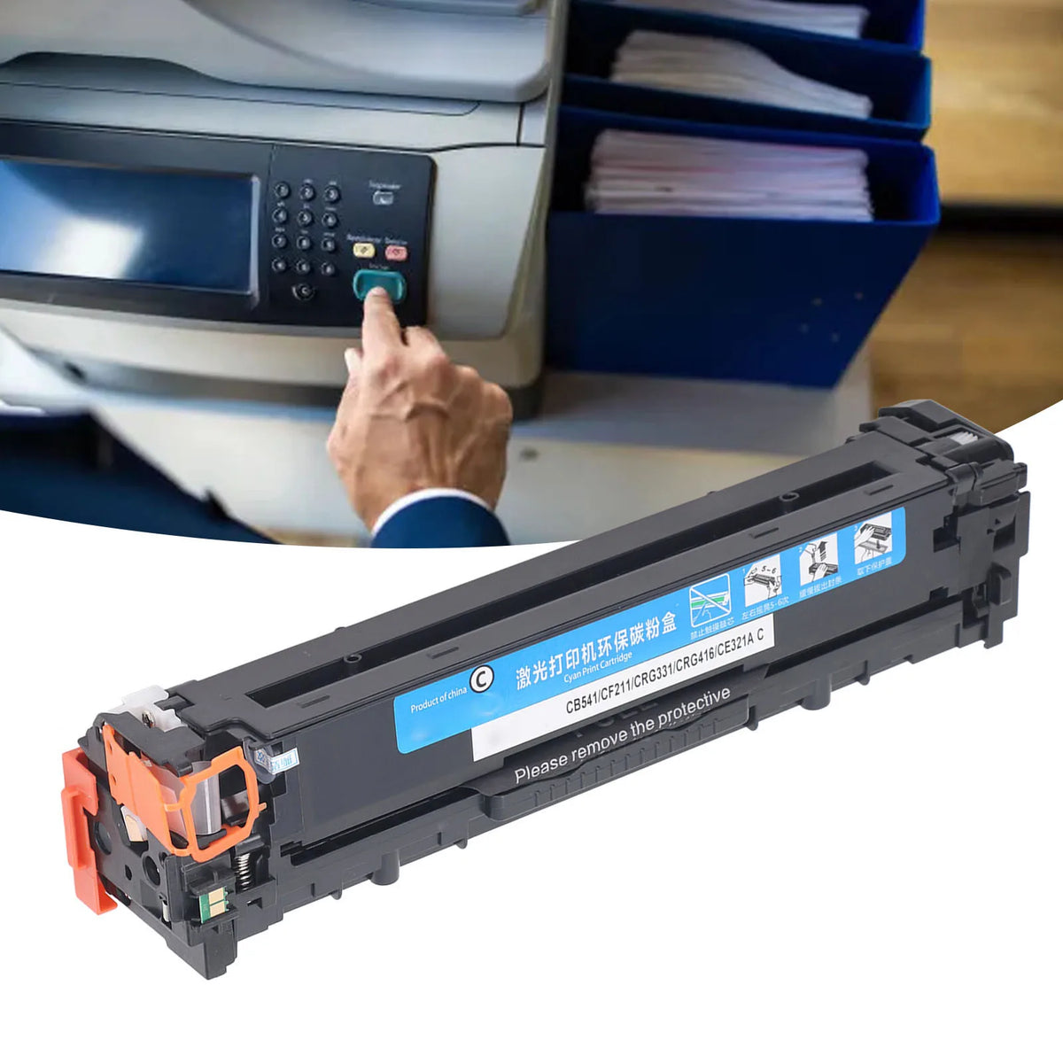 125A CB541A Cyan Tonerkassett för HP Color Laserjet skrivare