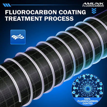 Thornsline 300m 100% Fluorocarbon Coating Fishing Line Japan Super Strong Sinking Monofilament Leader Abrasion Resistant Wire