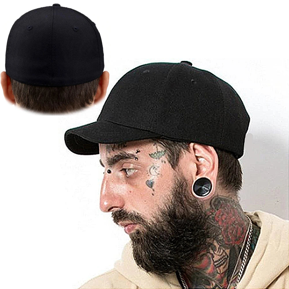 Unisexkeps med 3 eller 4,5 cm brätte – S–XL