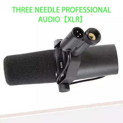 SM7B Dynamic Podcast Microphone with Anti Shock Bracket, Suitable for Live Vocal Recording, Performance, and Studio Use SM7DB