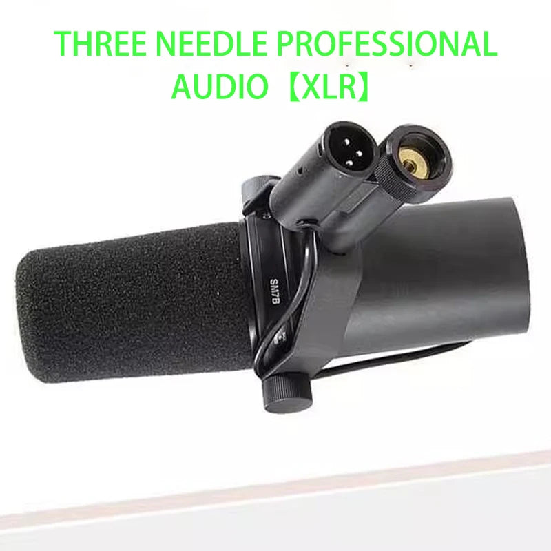 SM7B Dynamic Podcast Microphone with Anti Shock Bracket, Suitable for Live Vocal Recording, Performance, and Studio Use SM7DB
