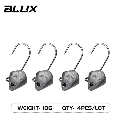 BLUX BLOD SHAD 80mm 105mm Soft Fishing Lure Jighead Black Tail Minnow Artificial Silicone Bait Saltwater Sea Bass Swimbait Gear
