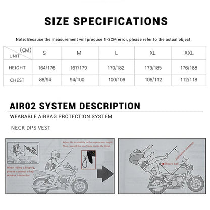 Motorcycle Airbag Vest Motorcycle Jacket Safty Life Jacket Moto Air Bag Vest Motocross Riding CE Airbag Reflective Safety Vest