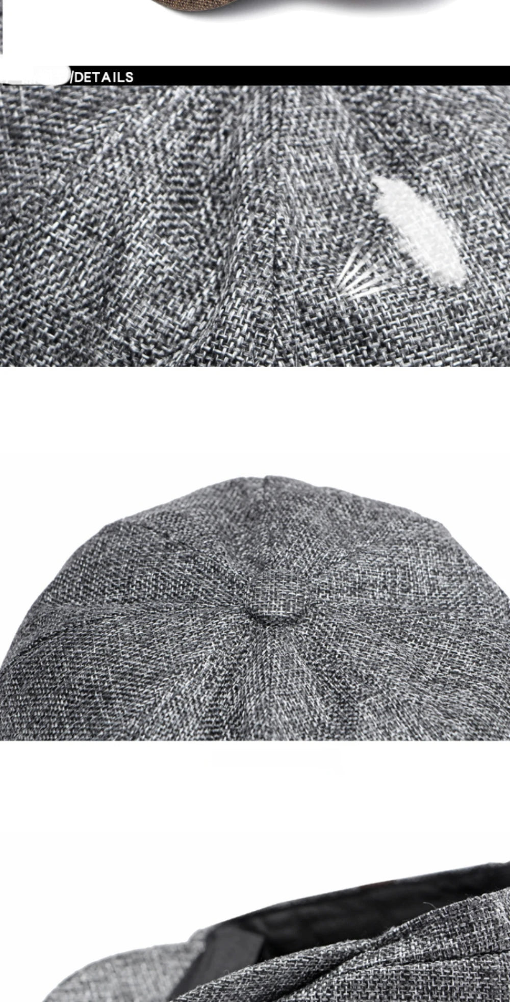 HT4668 Beret Cap Spring Summer Sun Hat Men Women Retro Artist Painter Linen Beret Hat Male Female Octagonal Flat Cap Mens Berets