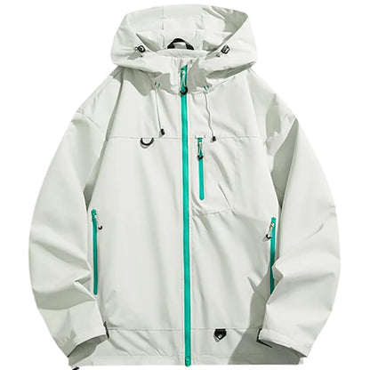 Unisex Softshell Hoodie – Vattentät Vindjämpa för Friluftsliv, Vandring & Klättring, 4 Färger