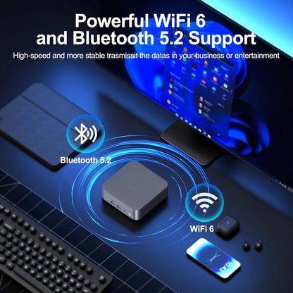 Intel I9 10980HK Intel N150 Mini PC Windows 11 16GB 32GB RAM 512GB 1TB SSD WIFI6 BT5.2 Office Study Desktop Computer PC
