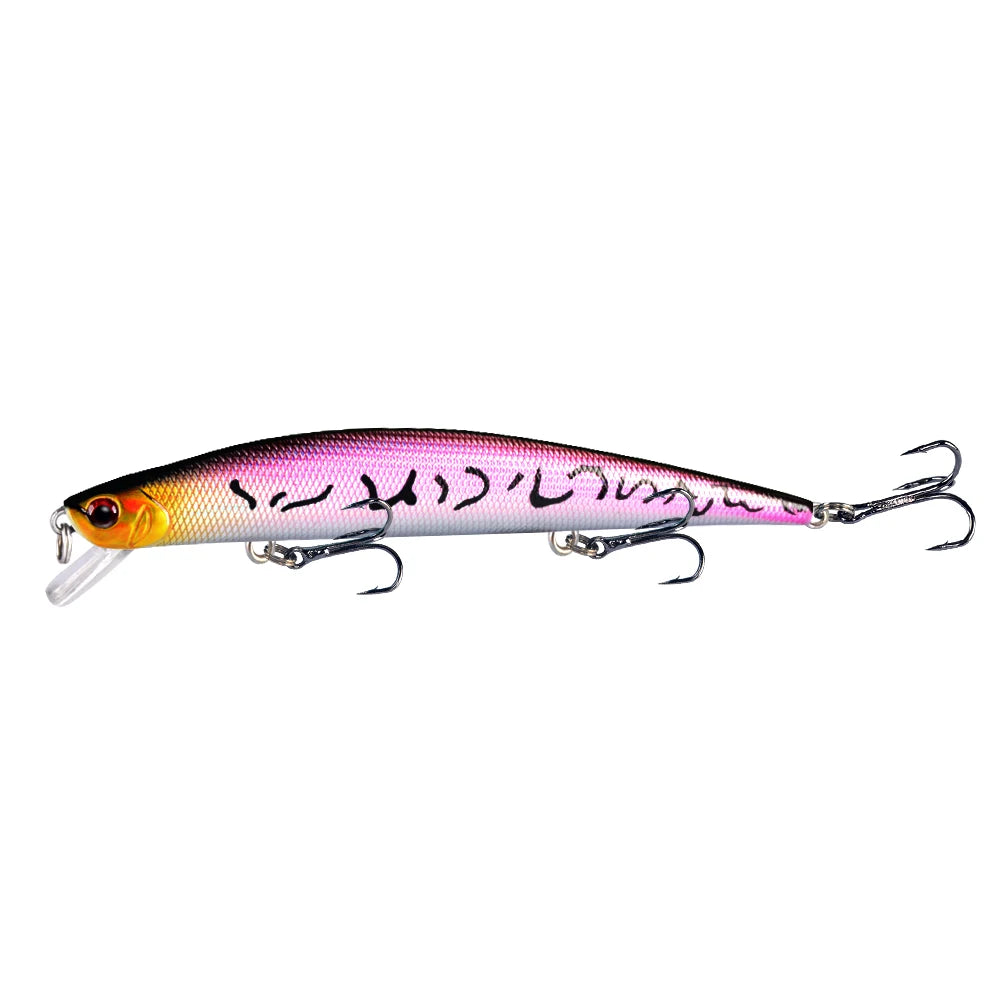 1pcs Fishing Lures 12.5cm/12g Minnow Lure Rattling High Quality Hard Bait Crankbait Wobbler Fishing Tackle Leurre Peche For Pike