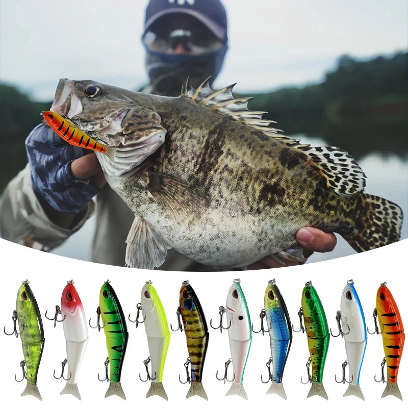 11.5cm 18.5g Balam Glide Bait Swimbait Joint Giant Pike Bass Fishing Lure Hard Bait Catfish Saltwater Lures Leurre De Pêche
