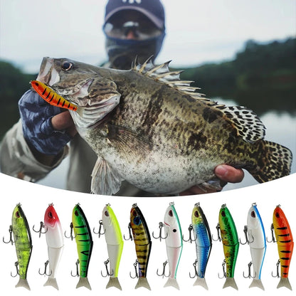 11.5cm 18.5g Balam Glide Bait Swimbait Joint Giant Pike Bass Fishing Lure Hard Bait Catfish Saltwater Lures Leurre De Pêche