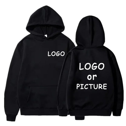 Hoodie Eget Logotyp & Tryck – Enfärgad | Reklamkläder & Streetwear
