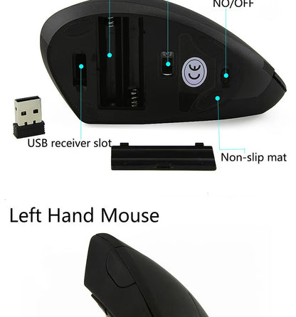 Bärbar trådlös USB- och Bluetooth-gamingmus
