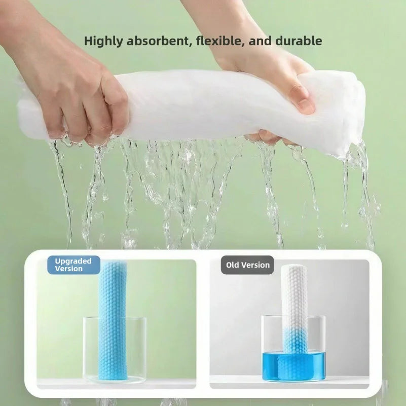 Thickened Large Size Disposable Towel for Face Washing Beauty Salon Foot Bath Towel Soft Absorbent Single Layer Plant Fiber