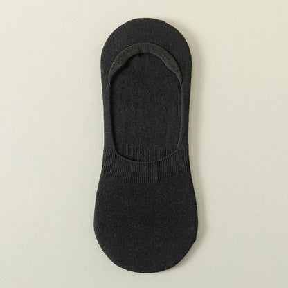 Herr Osynliga Strumpor 1/5-pack – Bomull Silikon Halkfria No-Show Andningsbara Sommar EU 38–43