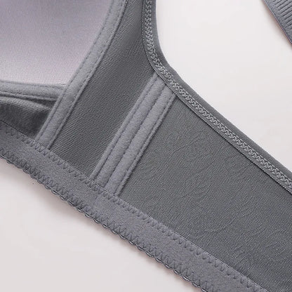 New Bra Women Comfortable Breathable Large Size Underwear 36-50 B C Cup Without Steel Ring Push up Brassiere Lady Lingerie