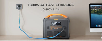[Shipped From Within Europe]Newsmy S1210 Portable Power Station 1102.5Wh Capacity LiFePO4 Battery with 2500+ Cycles 2000W Rated Power 12 Output Ports Smart HD LCD Display LED Lighting