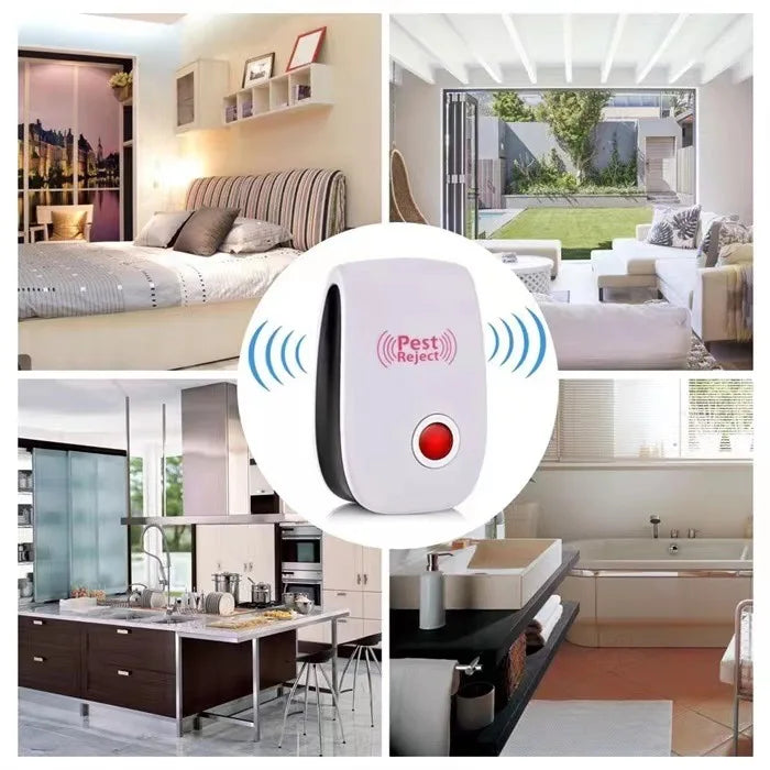 Ultrasonic Rat Destruction Mosquito Killer Repellent Pest Control Safe Effective For Home Garden Indoor Outdoor Insect Repeller