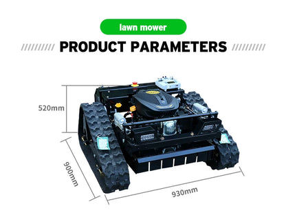 Robotiserad smart gräsklippare med GPS-navigation och trådlös funktion