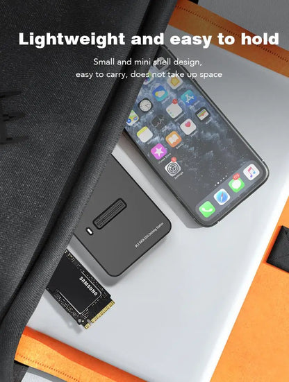 External SSD Hard Disk M.2 SSD Enclosure 10G Reading Writing Speed SSD Case For M.2 NVME SATA SSD Docking Station Plug and play