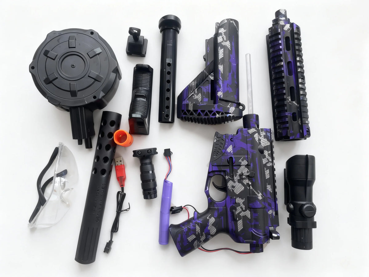 M416 Taktisk Gel Blaster Lila/Svart