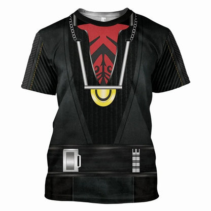 Fashion Men's T-Shirts Darth Vader Cosplay Summer 3D Printed Short Sleeve Street Casual Comfortable Quick-Drying Men's Clothing