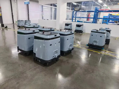 Anpassad industriell städrobot för golv
