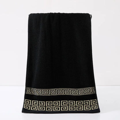 100% Pure Cotton Towel 34x73cm Embroidered Towels  For Adults Quick-Dry Thicken Soft Face Towels Absorbent