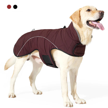 New Dog Winter Jacket Waterproof Reflective Pet Coat Outdoor Vest  Warm Cotton Dogs Clothing for Large Middle Dogs Clothes