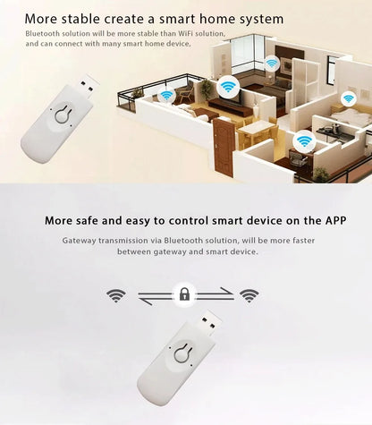 CDOK A1Pro Tuya Bluetooth Smart Lock Is Installed on the Traditional Door Lock Manual Knob to Achieve Smart Unlocking